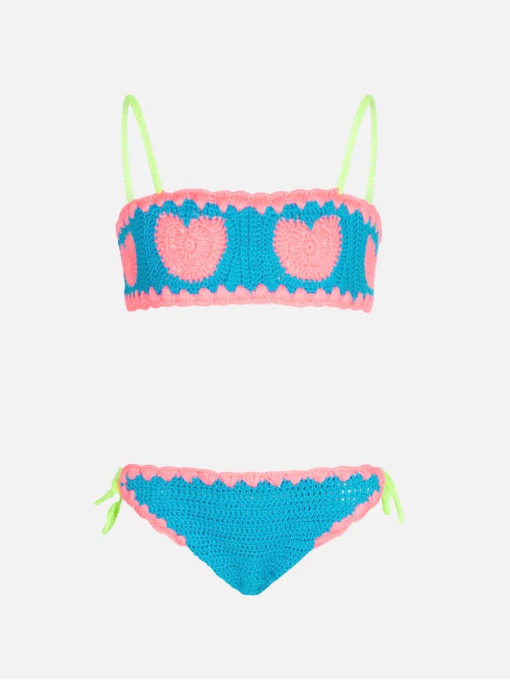 NWT! MC2 Saint Barth Kids Crochet Bikini Size 6-8